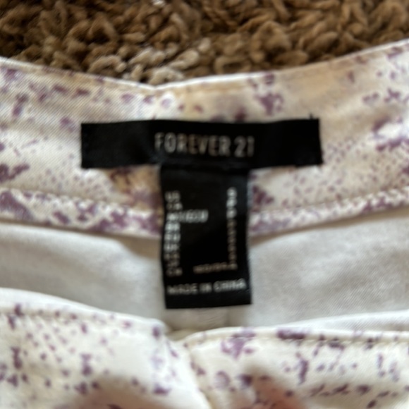 Forever 21 snake skin set. Size S - Picture 2 of 2